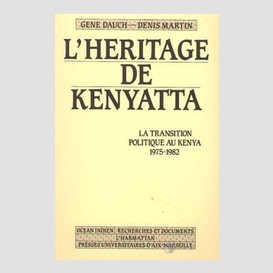 L'héritage de kenyatta