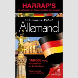 Dictionnaire harrap's poche allemand