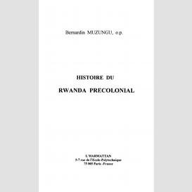 Histoire du rwanda pré-colonial
