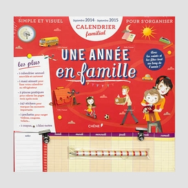 Calendrier familial une annee fami 14/15