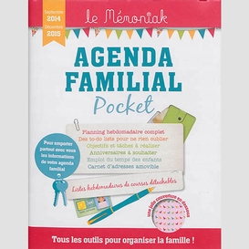 Agenda familial pocket 2014/2015