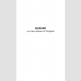 Kokari ou la lutte silencieuse de l'enseignant