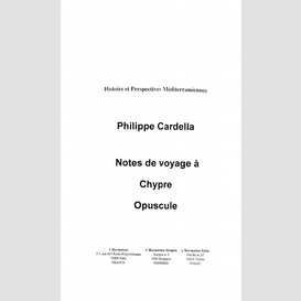 Notes de voyage à chypre