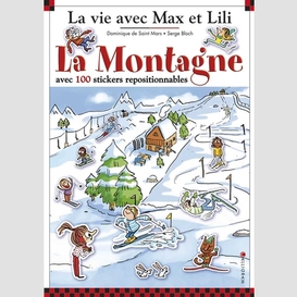 Montagne avec max et lili (autocollants