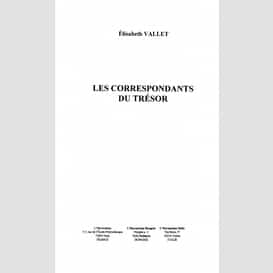 Les correspondants du trésor