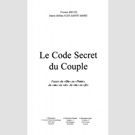 Code secret du couple: passer du on au nous