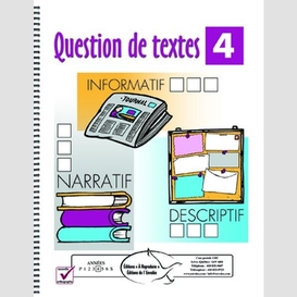 Question de texte 4