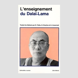 L'enseignement du dalaï-lama