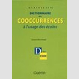 Dict des cooccurences a l'usage des ecol