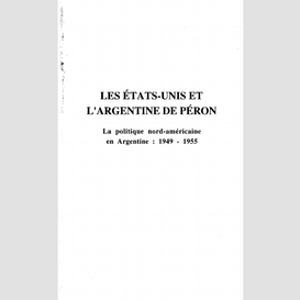 Les etats-unis et l'argentine de perón