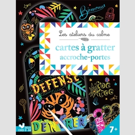 Cartes a gratter accroche-portes