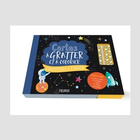 Constellations -cartes a gratter colorie