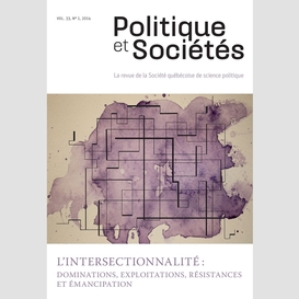 Politique et sociétés. vol. 33 no. 1,  2014