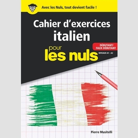 Cahier d'exercices italien