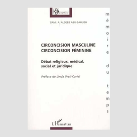 Circoncision masculine, circoncision féminine