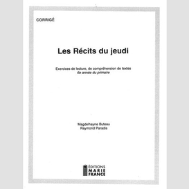 Recits du jeudi (corrige)