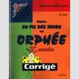 Au fil des jours orhpee 3e corrige