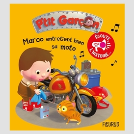 Marco entretient bien sa moto