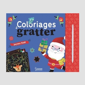 Coloriages a gratter -joyeux noel