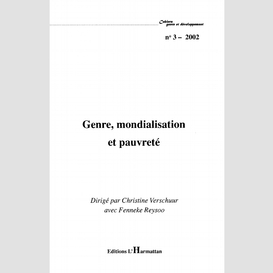 Genre, mondialisation et pauvreté