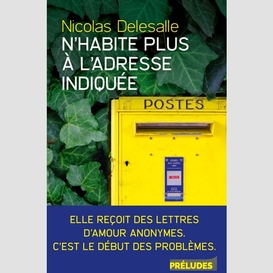 N'habite plus a l'adresse indiquee