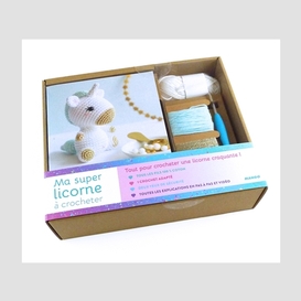 Coffret ma super licorne a crocheter