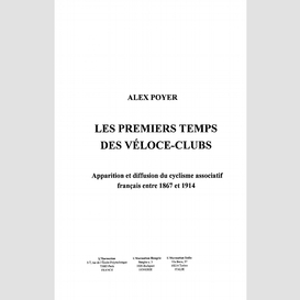 Premiers temps des veloce-clubs