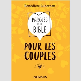 Paroles de la bible pour les couples