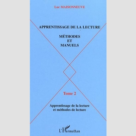 Apprentissage de la lecture