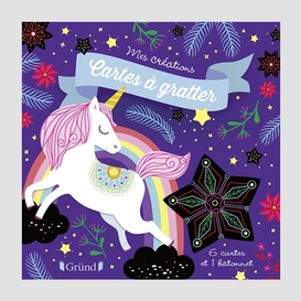 Cartes a gratter licorne