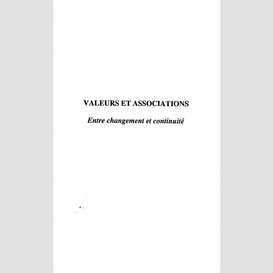 Valeurs et associations