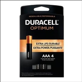 4/pqt pile optimum aaa de duracell