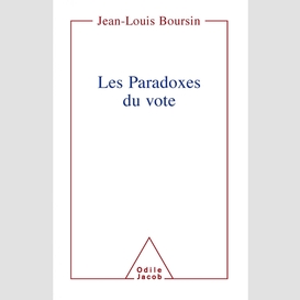 Les paradoxes du vote