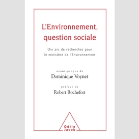 L' environnement, question sociale