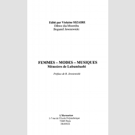 Femmes-mode-musique. mémoires de lubumbashi