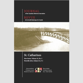 Journal of the canadian historical association. vol. 25 no. 2,  2014
