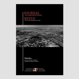Journal of the canadian historical association. vol. 23 no. 1,  2012