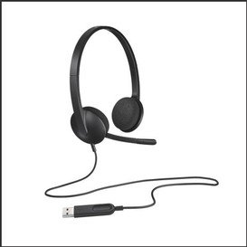 Casque d'ecoute stereo usb h340