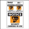 Affiche avis camera secur ang