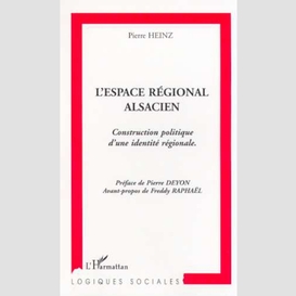 L'espace regional alsacien