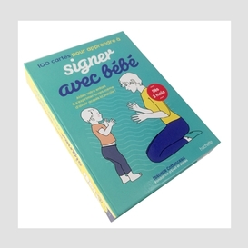 100 cartes apprendre a signer avec bebe