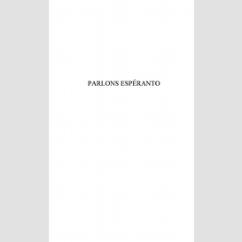 Parlons esperanto