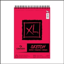 Bloc croquis 9x12 100feui canson