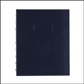 Cahier spirale 9x7,25 bleu basics