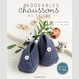 Adorables chaussons au tricot