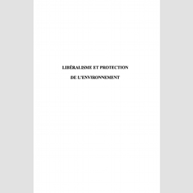 Liberalisme et protection de l'environnement