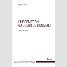 L'information au coeur de l'univers