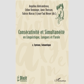 Consécutivité et simultanéité