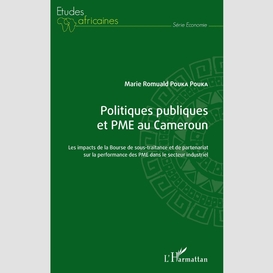 Politiques publiques et pme au cameroun