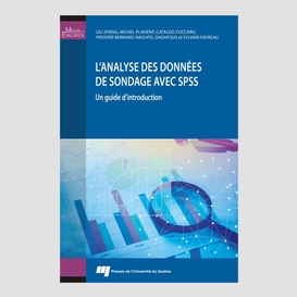 L'analyse des données de sondage avec spss